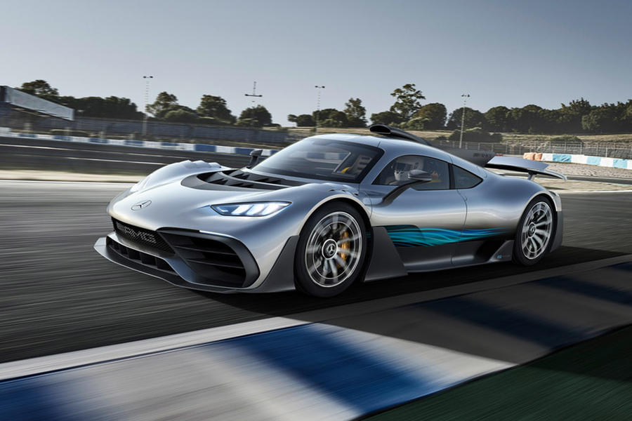 1 mercedes amg one hero front