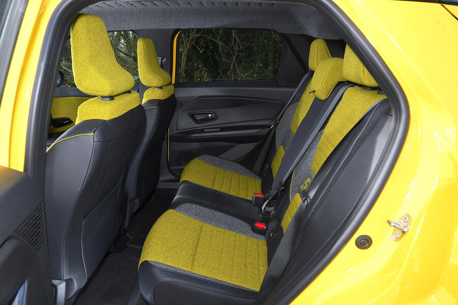 11 renault 5 2025 road test review rear seats 0