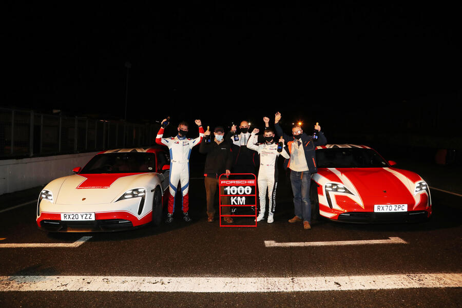 13 Porsche taycan record