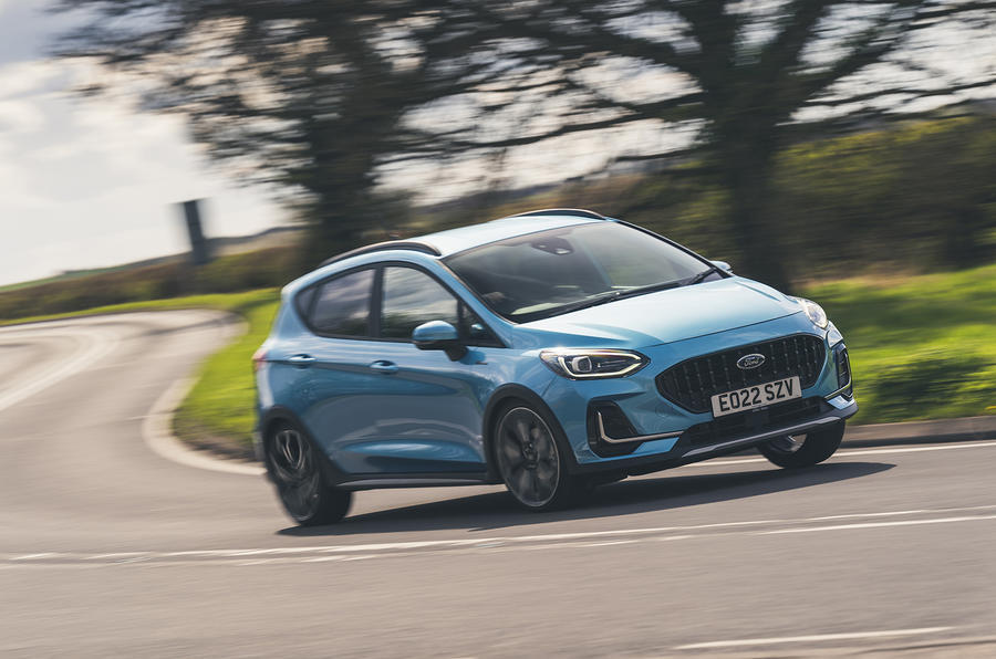 1 Ford fiesta active front cornering 0 0