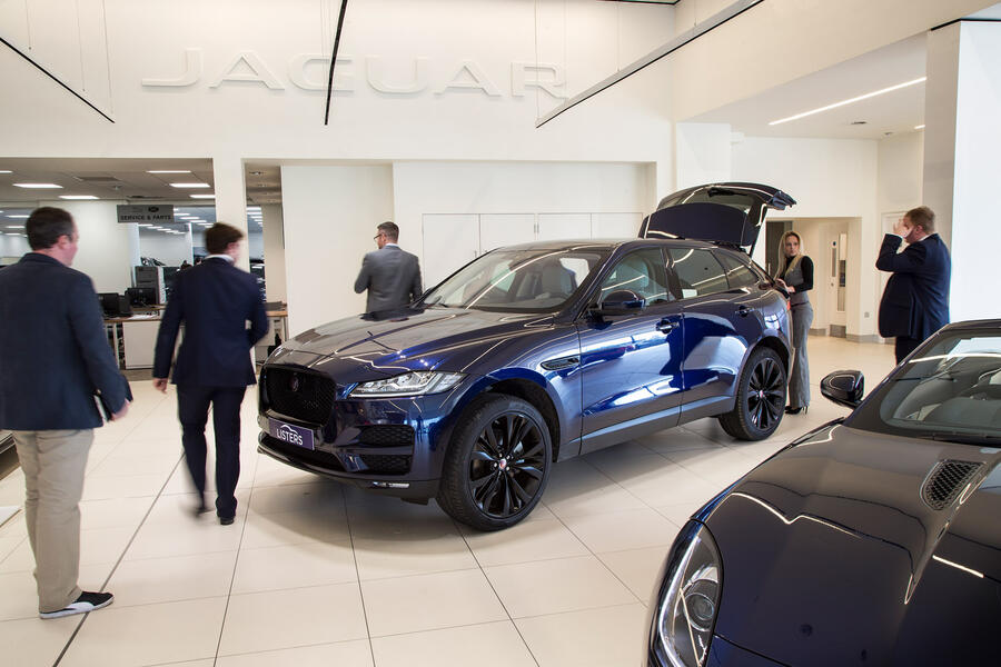 2 Car in showroom
