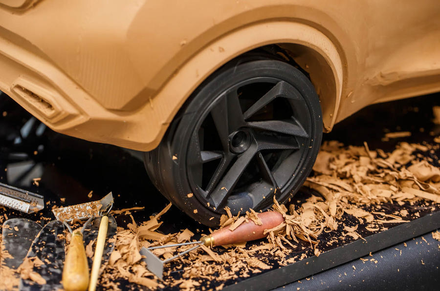 2 Clay model car
