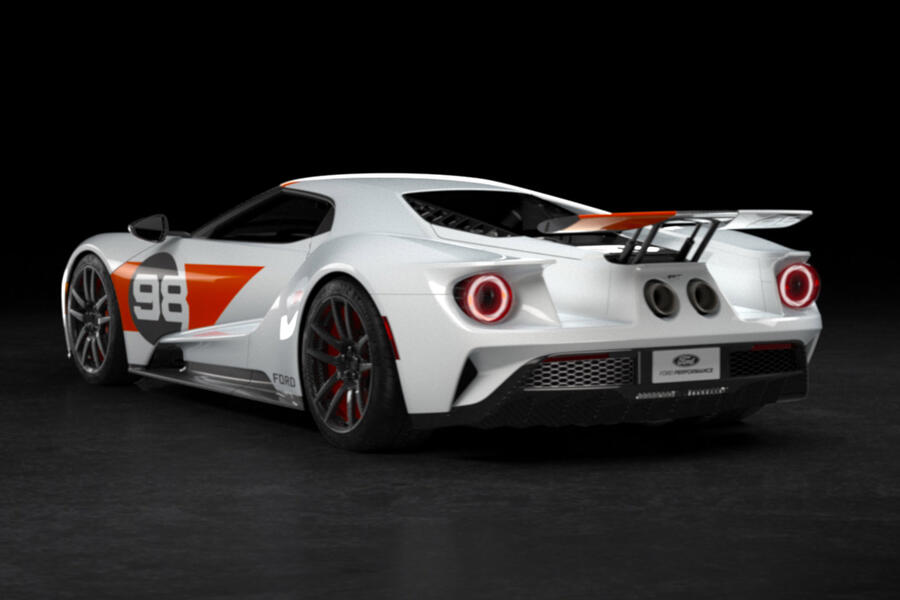 福特 GT 遗产版带来戴顿纳灵感的涂装