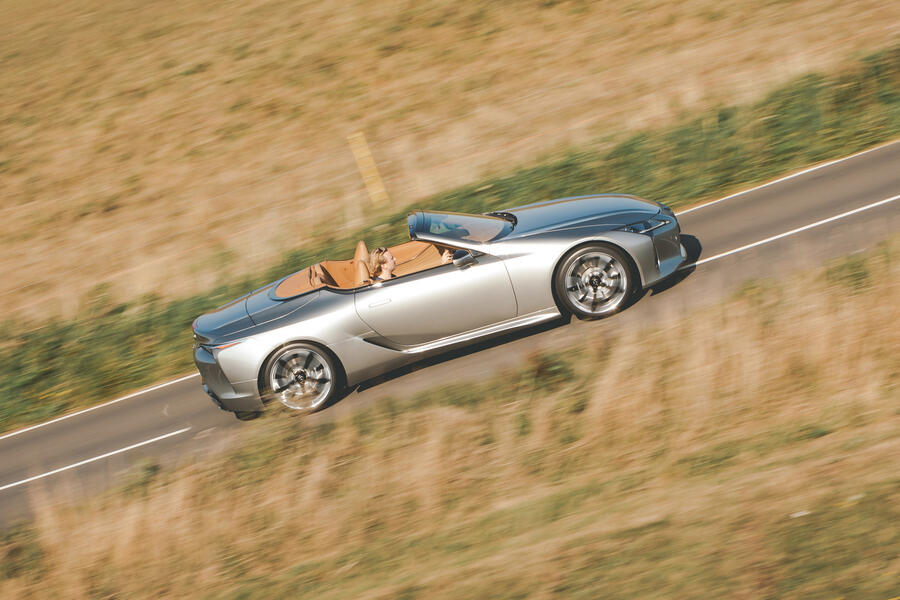 2 Lexus lc convertible 2020 uk fd hero side