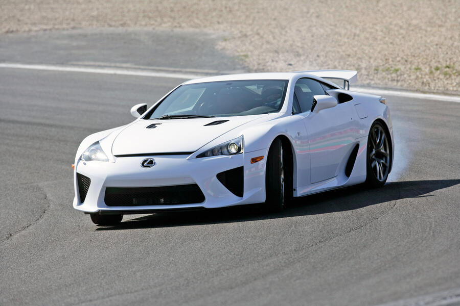 2 Lexus lfa tracking front