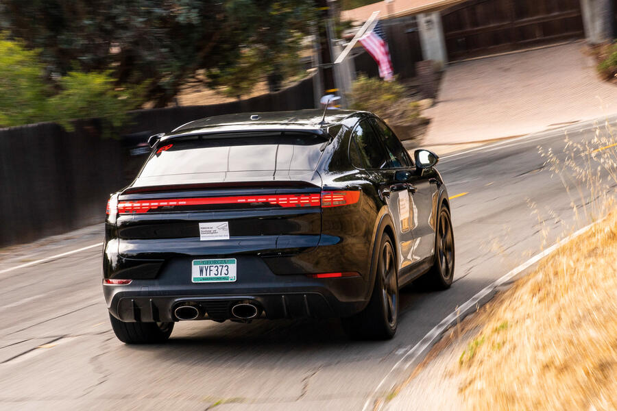 2 Porsche cayenne 2023 prototype rear