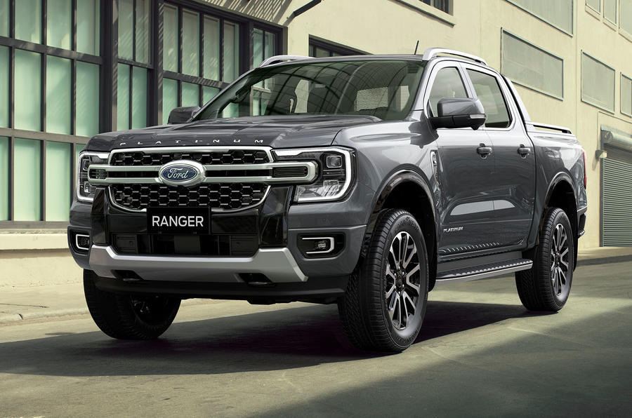  Ford Ranger Platinum es una camioneta de 'lujo' por £ 44k |  automóvil