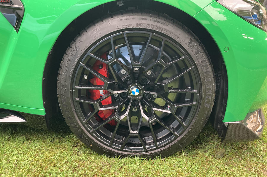 BMW M3 CS front wheel detail