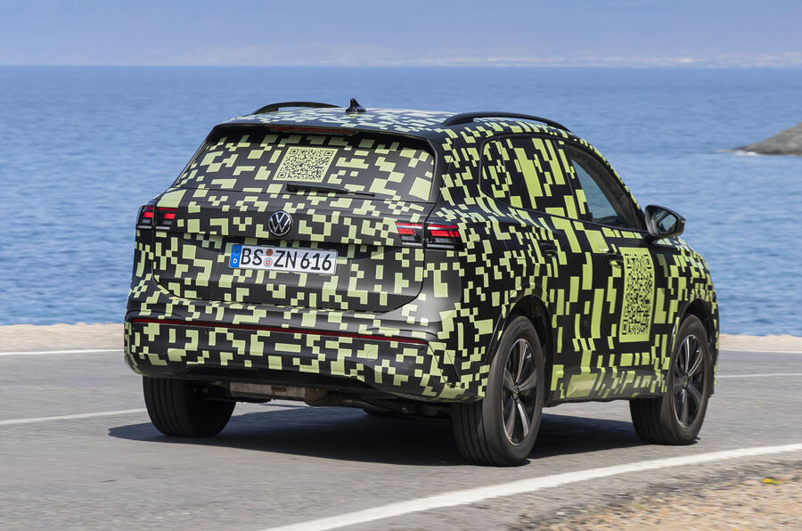 2023 Volkswagen Tiguan prototype rear