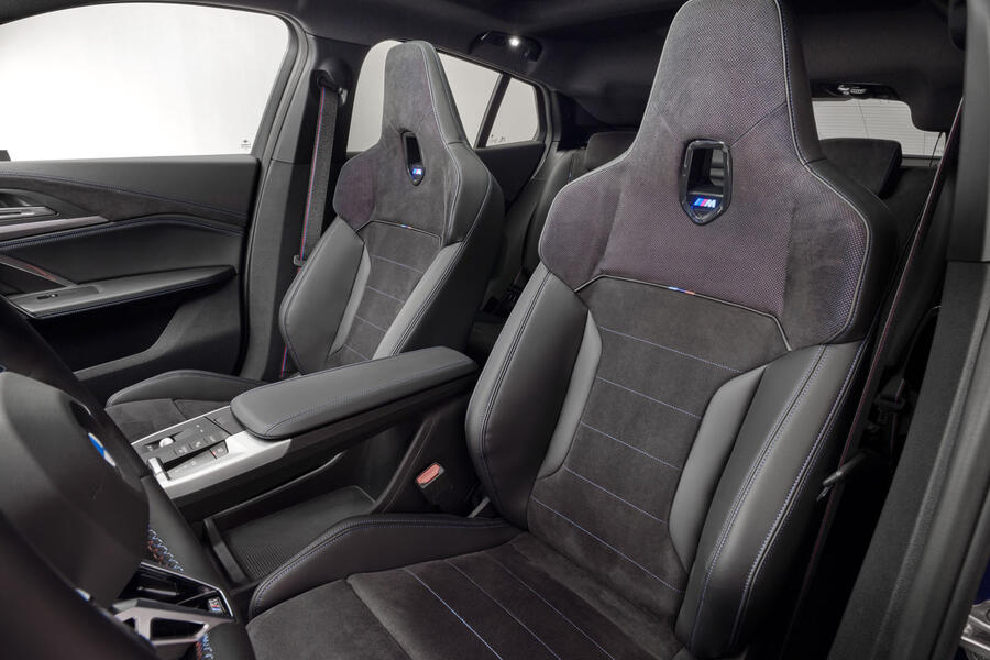 Blue 2024 BMW X2 M35i – front seats