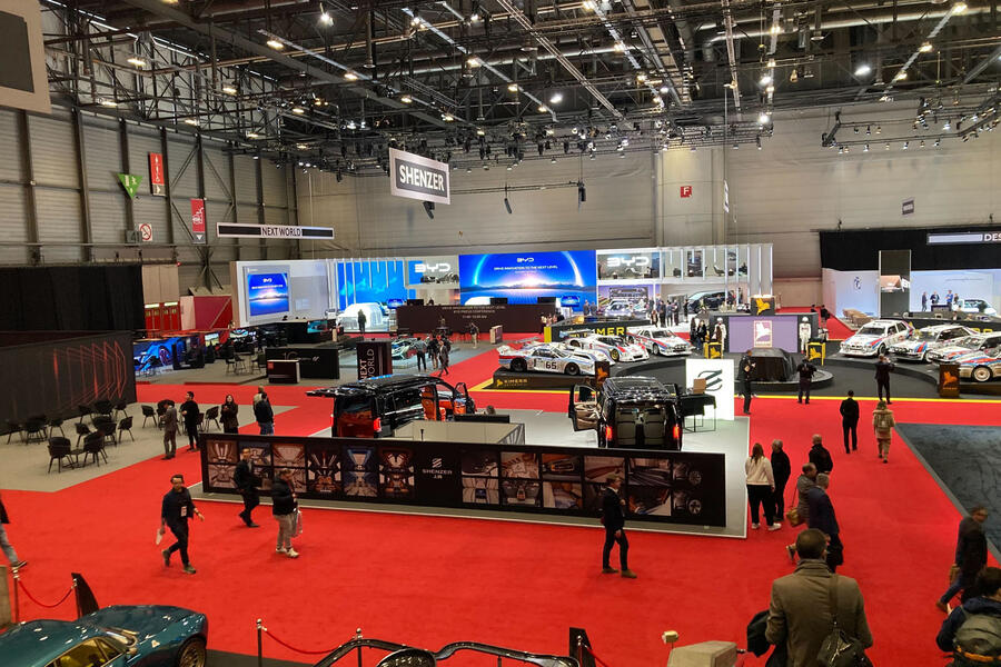 2024 Geneva motor show floor