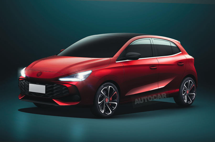 2024 MG 3 Autocar render â€“ front quarter