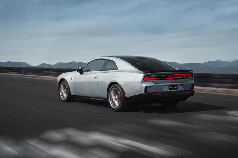 Dodge Charger Daytona driving â€“ rear quarter