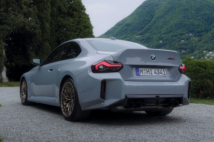 BMW M2 CS at Villa d'Este, rear quarter