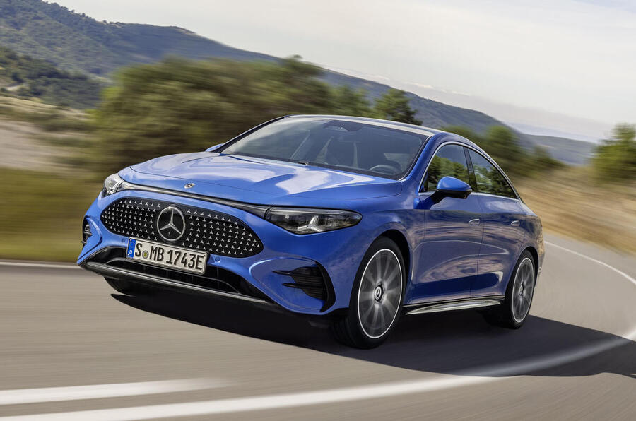 2025 Mercedes-Benz CLA â€“ front quarter tracking