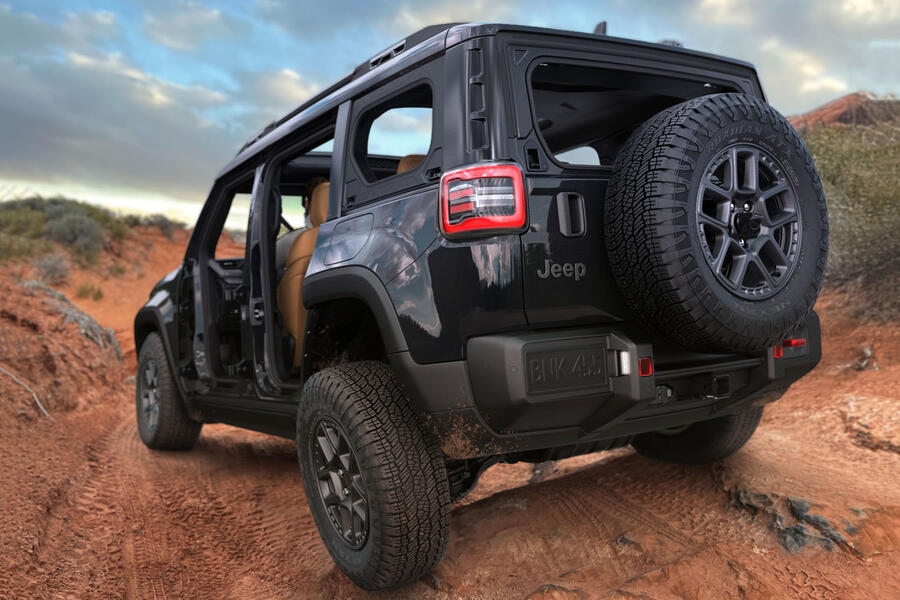 Jeep Recon wheel articulation