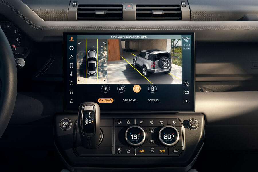2026 Land Rover Defender infotainment screen