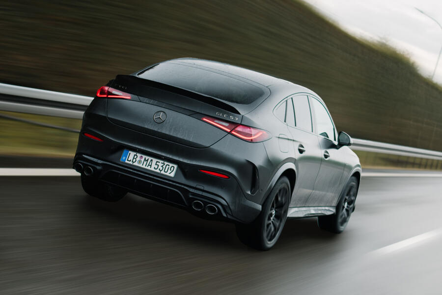 2026 Mercedes-AMG GLC 53 &ndash;&nbsp;driving, rear quarter