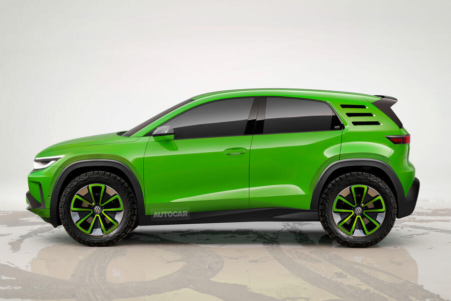 2026 Volkswagen ID 2X – Autocar render, side