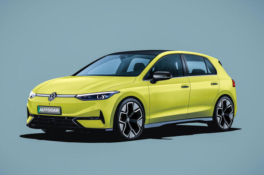 VW ID Golf Autocar render
