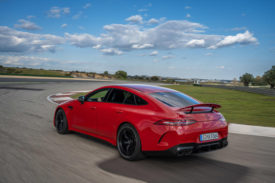 21 Mercedes amg gt63s e 2022 review tracking rear 0