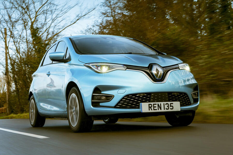 21 Renault zoe hero front