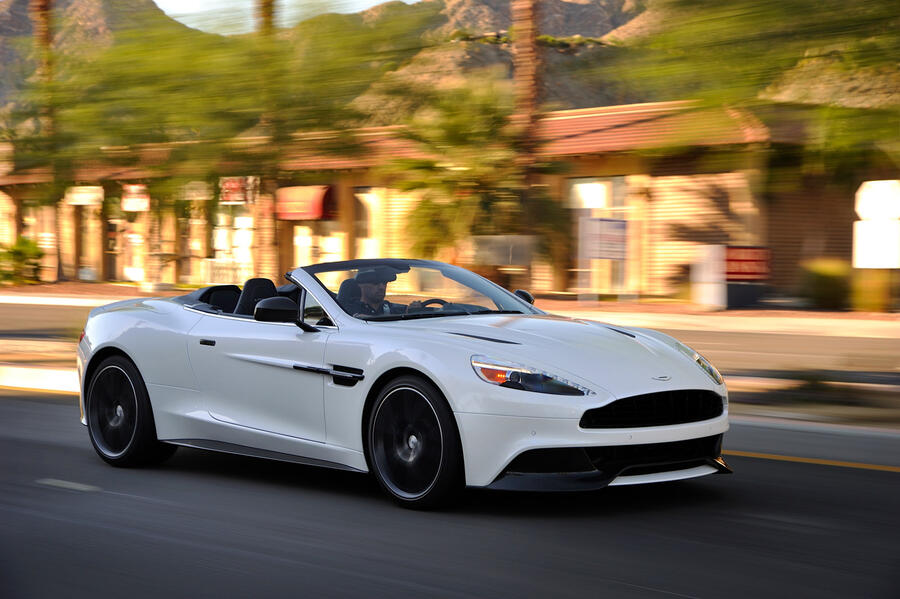 24 Aston martin vanquish volante hero front