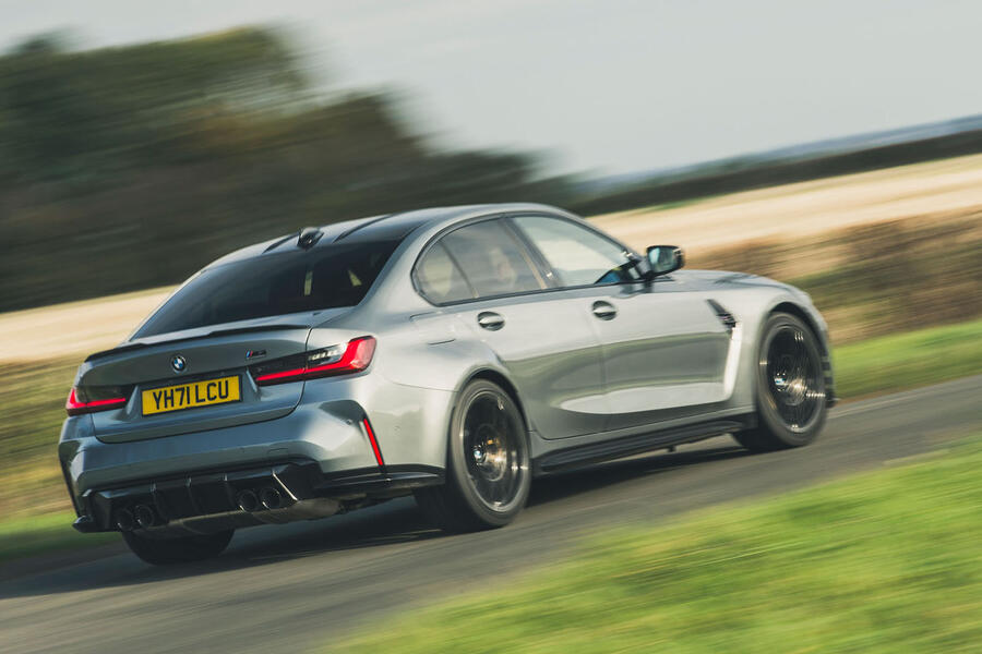 3 Bmw m3 xdrive 2021 uk first drive review hero rear