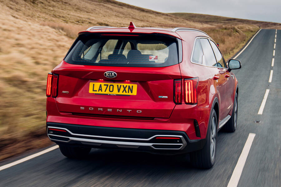 3 Kia sorento phev 2021 uk first drive review hero rear