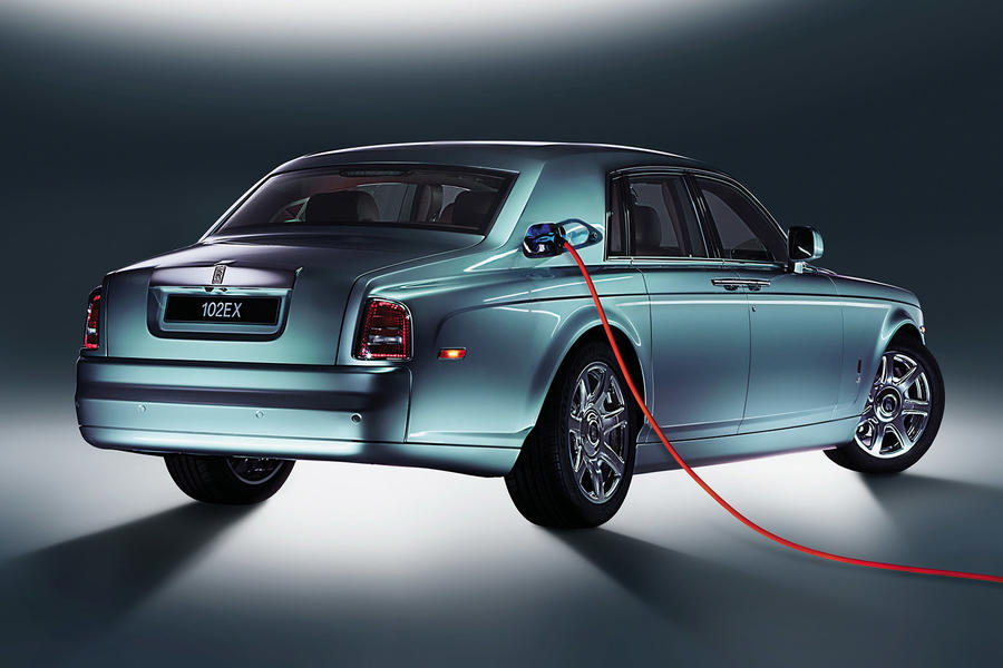 RollsRoyce unveils its first fully electric car Spectre
