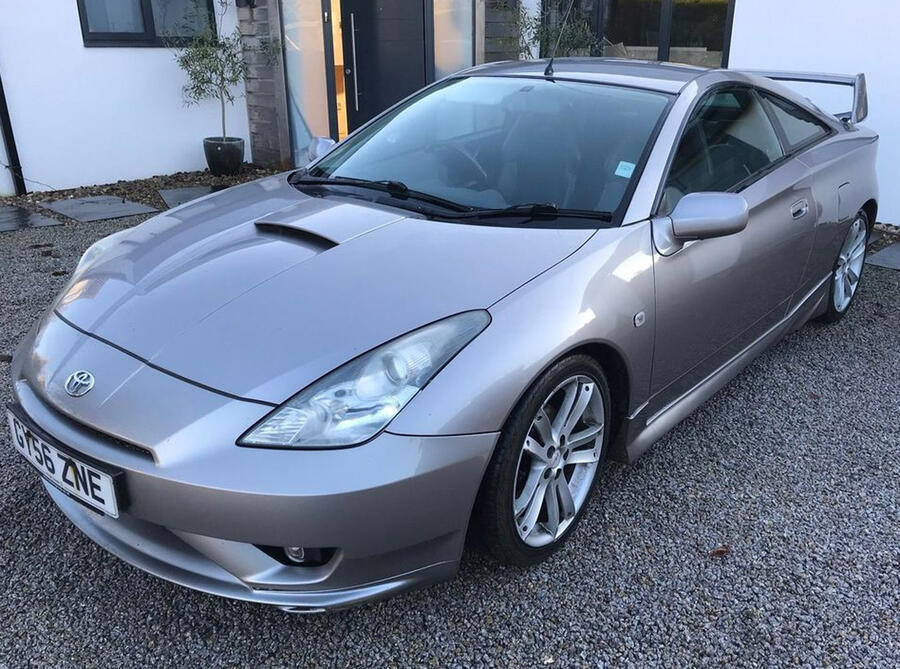 3 Toyota celica gt stationary front