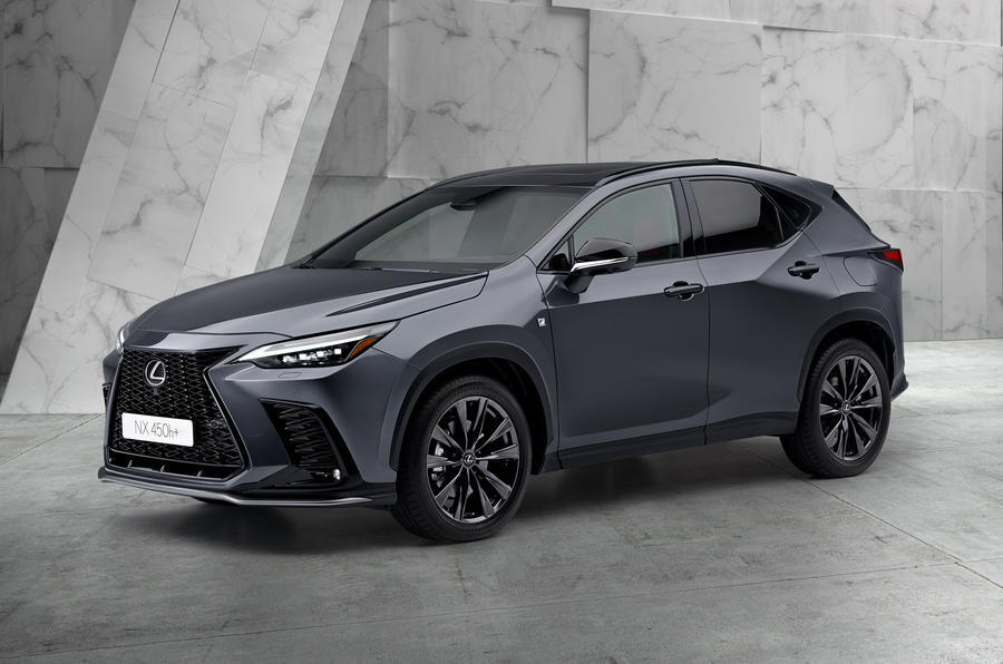 4  lexus nx 450h 2021 official reveal front