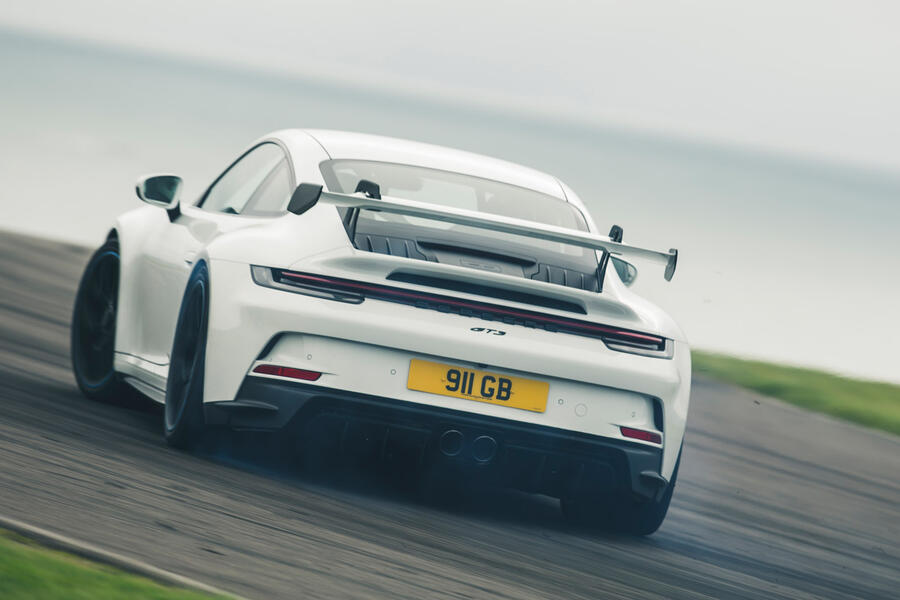 58 Britains best drivers car 2021 porsche track rear
