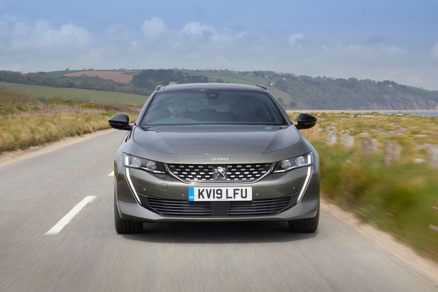 6 Peugeot 508 sw gt 2019 uk fd otr nose