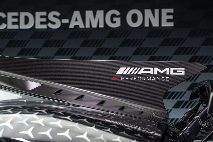 83 Mercedes amg one dorsal fin
