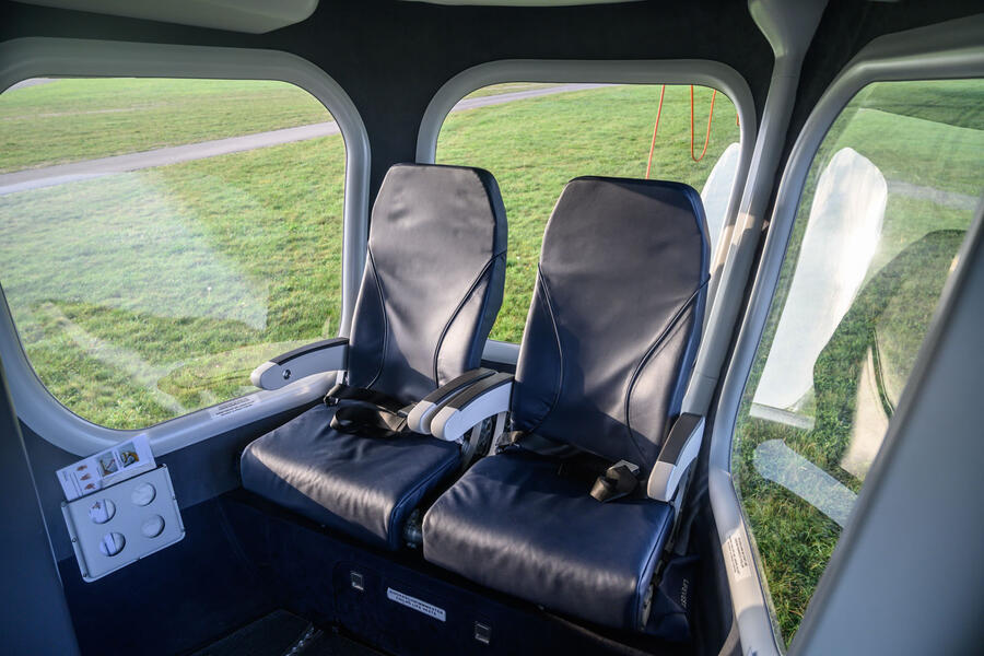 85 Christmas road test 2020 goodyear blimp rear seats