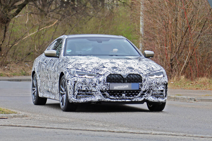 aria-label="9 bmw 4 series coupe spy shot"