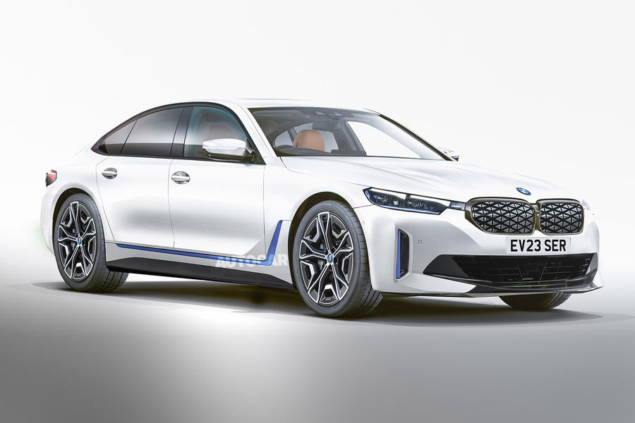 93 Bmw 5 series 2023 electric render imagined autocar
