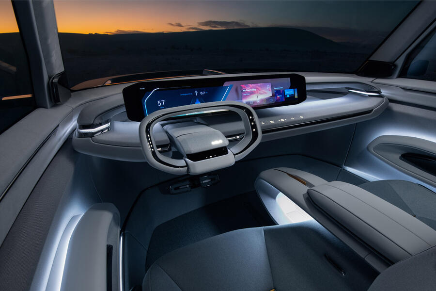 93 Kia concept ev9 2021 official reveal dashboard