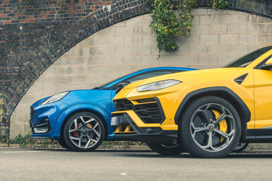 Opposite ends of the spectrum Ford Puma ST vs Lamborghini Urus