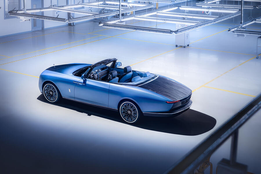 94 Rolls royce boat tail 2021 official reveal studio rear 0