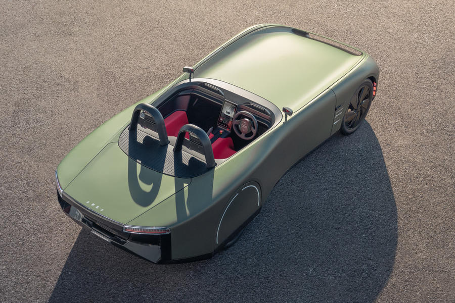 95 aura electric speedster concept 2021 reveal static