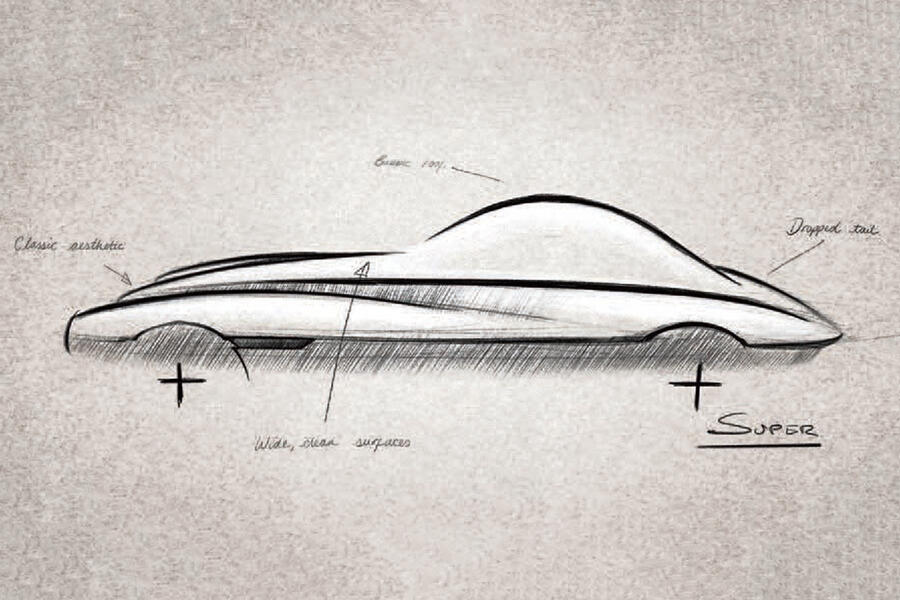 95 Morgan future model design sketch