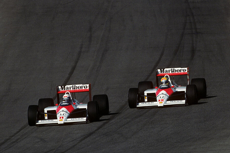 96 Mclaren mp4 4 senna front