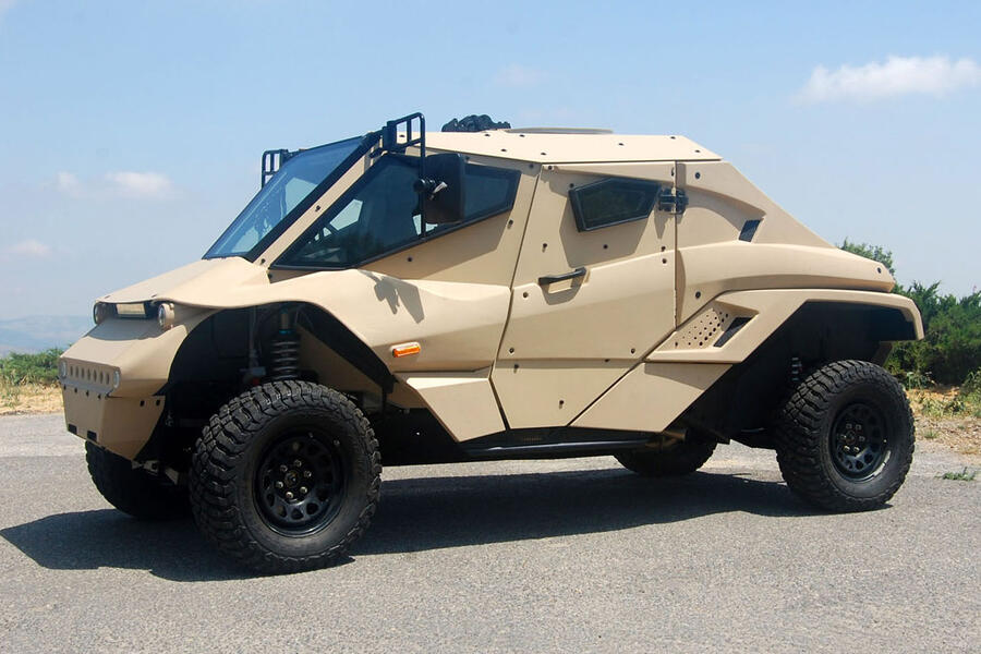 96 Plasan wilder side view