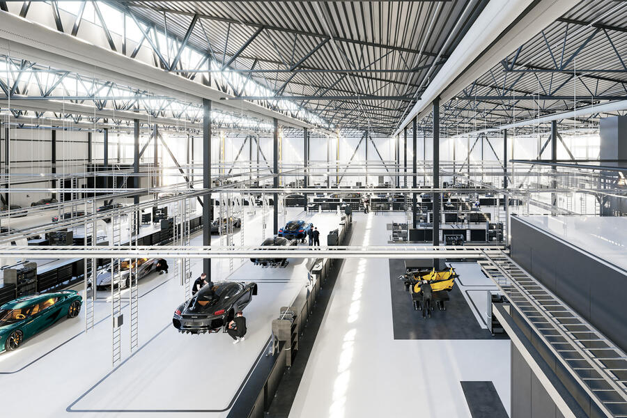 97 Koenigsegg factory