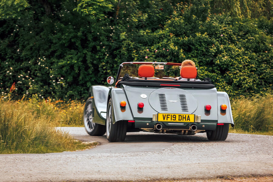 97 Morgan plus four rear cornering