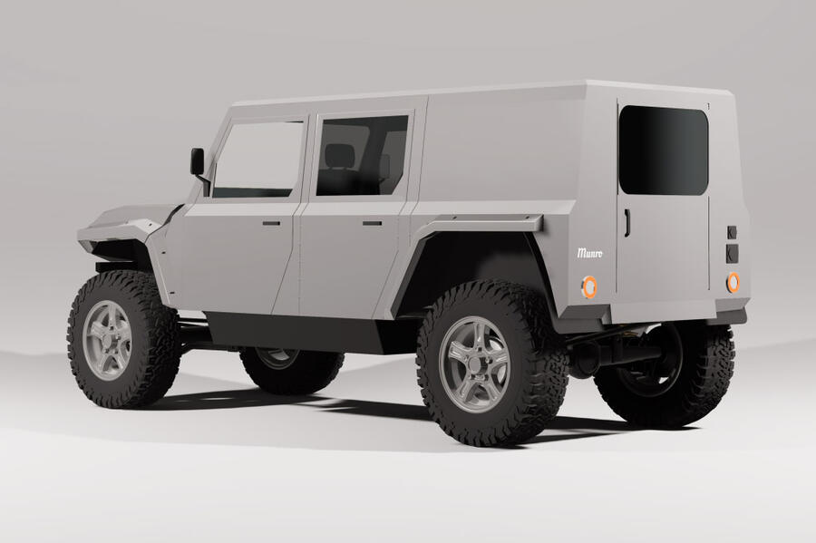 Electric off clearance road vehicle