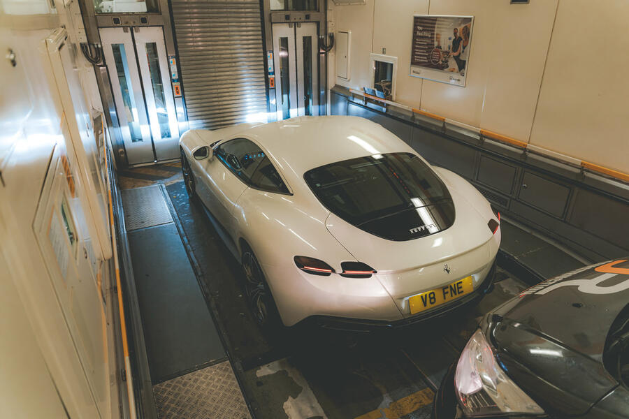 98 Ferrari roma rear quarter eurotunnel