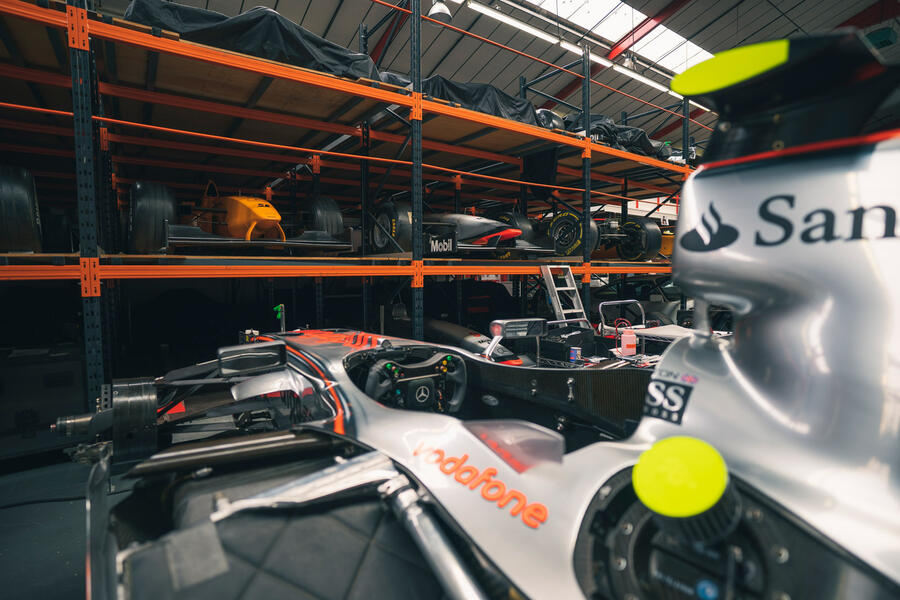 98 Mclaren heritage storage racks